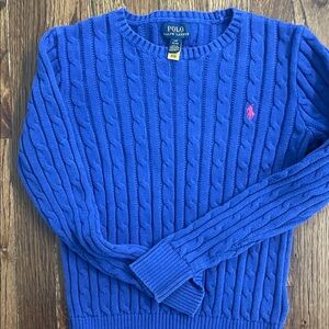 Polo by Ralph Lauren Vibrant Blue Crewneck Sweater
